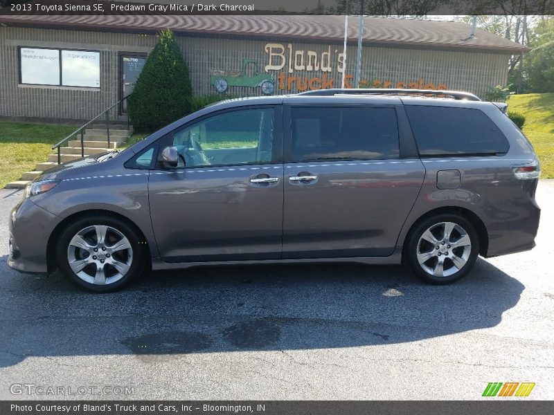 Predawn Gray Mica / Dark Charcoal 2013 Toyota Sienna SE