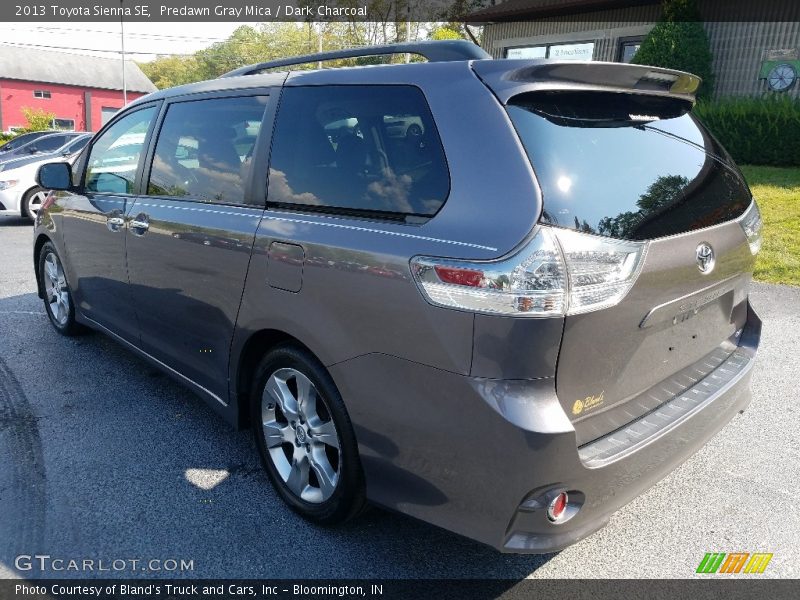 Predawn Gray Mica / Dark Charcoal 2013 Toyota Sienna SE