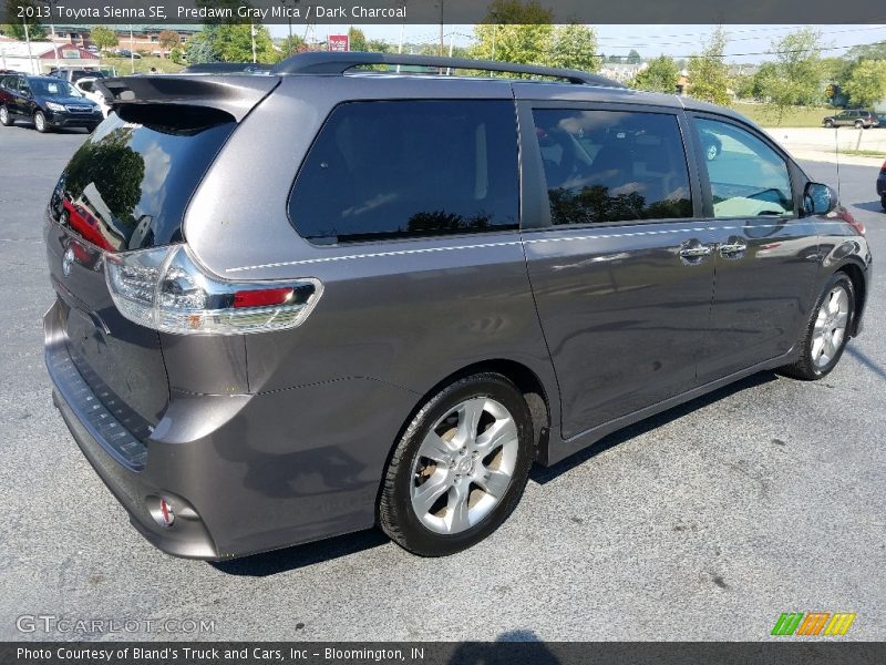 Predawn Gray Mica / Dark Charcoal 2013 Toyota Sienna SE