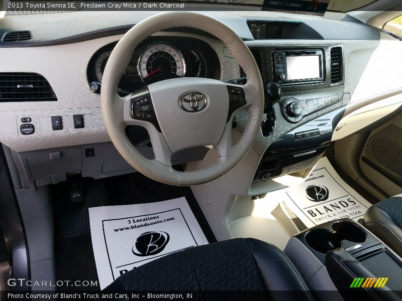 Predawn Gray Mica / Dark Charcoal 2013 Toyota Sienna SE