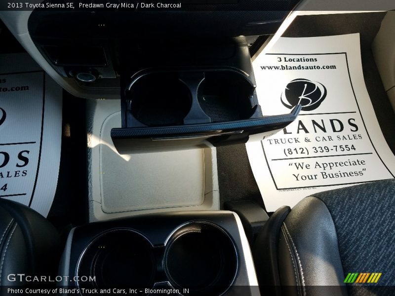 Predawn Gray Mica / Dark Charcoal 2013 Toyota Sienna SE