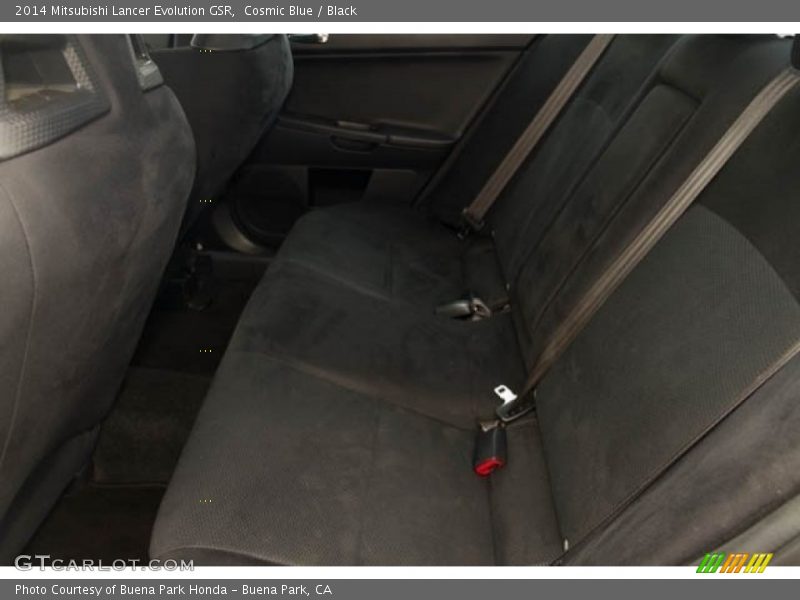 Cosmic Blue / Black 2014 Mitsubishi Lancer Evolution GSR