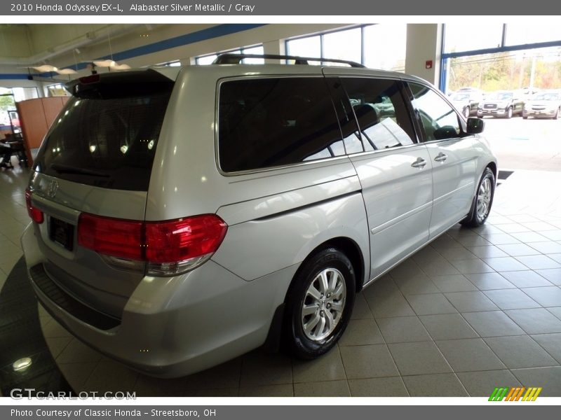 Alabaster Silver Metallic / Gray 2010 Honda Odyssey EX-L