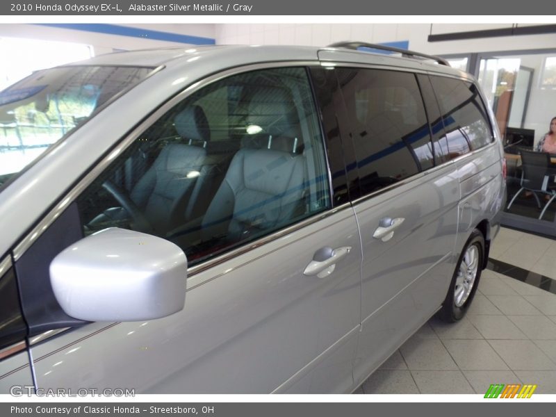 Alabaster Silver Metallic / Gray 2010 Honda Odyssey EX-L