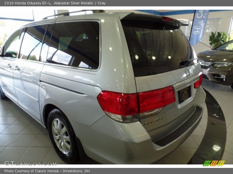 Alabaster Silver Metallic / Gray 2010 Honda Odyssey EX-L