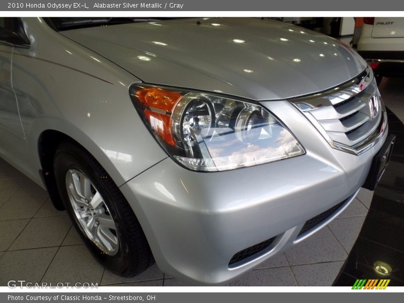 Alabaster Silver Metallic / Gray 2010 Honda Odyssey EX-L