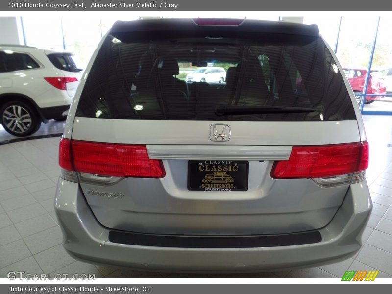 Alabaster Silver Metallic / Gray 2010 Honda Odyssey EX-L