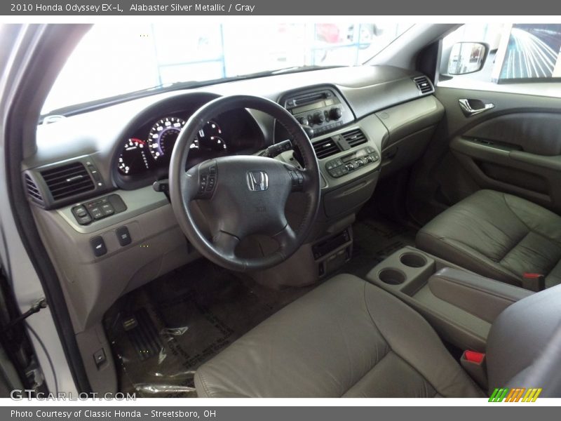 Alabaster Silver Metallic / Gray 2010 Honda Odyssey EX-L