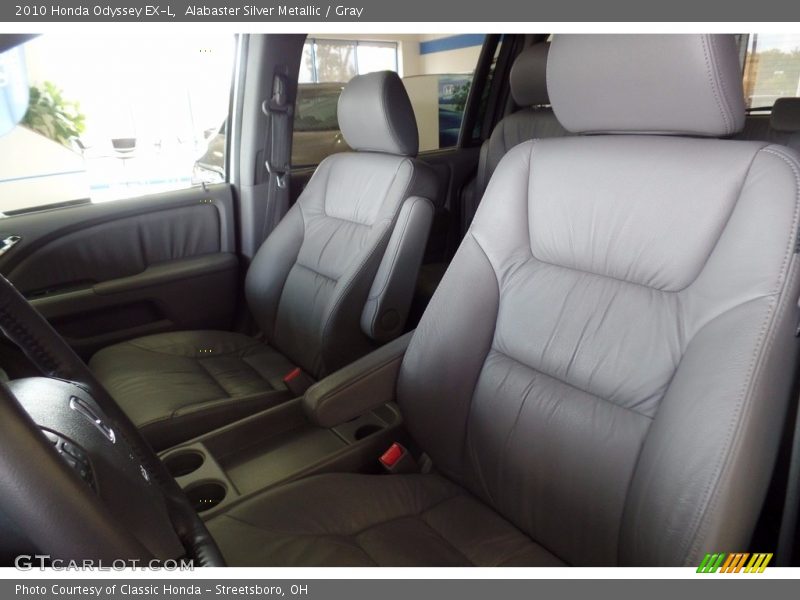 Alabaster Silver Metallic / Gray 2010 Honda Odyssey EX-L