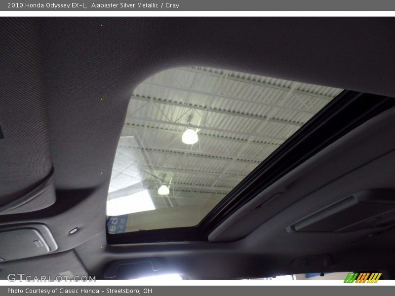 Alabaster Silver Metallic / Gray 2010 Honda Odyssey EX-L