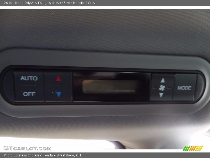 Alabaster Silver Metallic / Gray 2010 Honda Odyssey EX-L