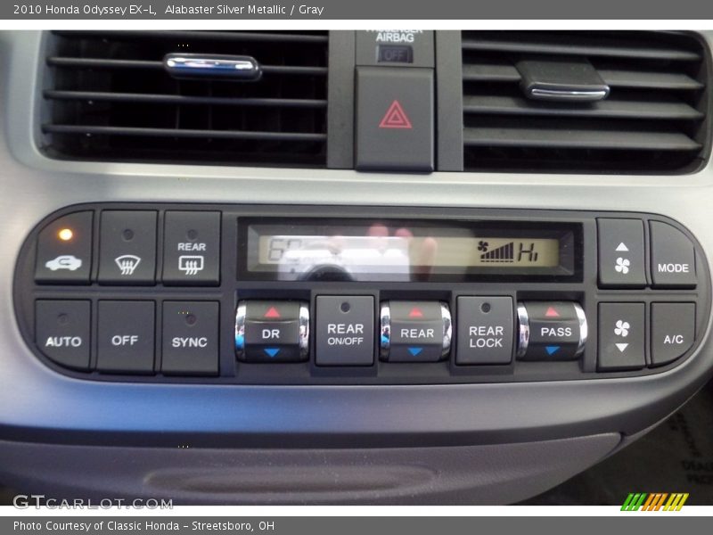 Alabaster Silver Metallic / Gray 2010 Honda Odyssey EX-L