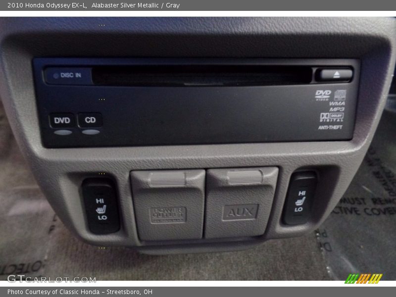 Alabaster Silver Metallic / Gray 2010 Honda Odyssey EX-L