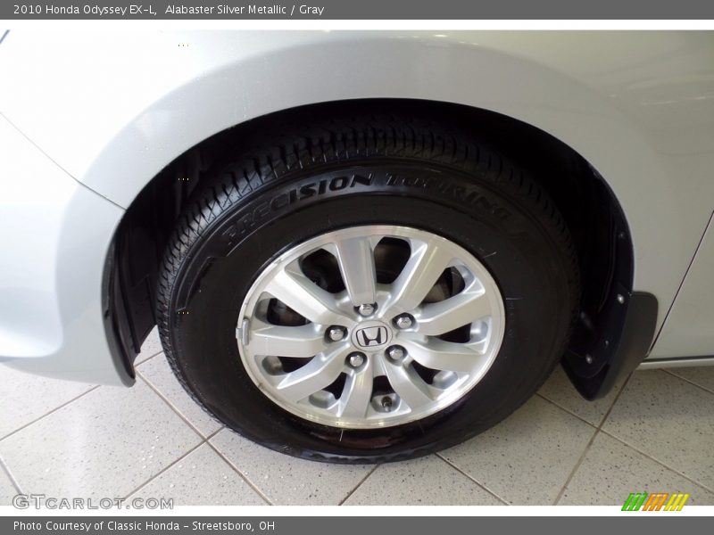 Alabaster Silver Metallic / Gray 2010 Honda Odyssey EX-L