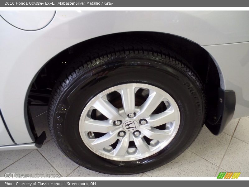 Alabaster Silver Metallic / Gray 2010 Honda Odyssey EX-L