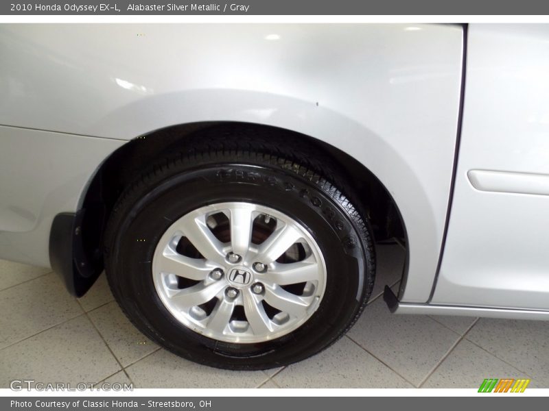 Alabaster Silver Metallic / Gray 2010 Honda Odyssey EX-L