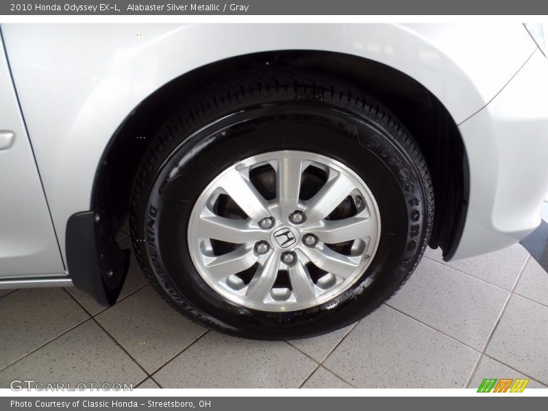 Alabaster Silver Metallic / Gray 2010 Honda Odyssey EX-L