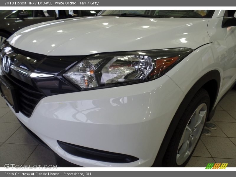 White Orchid Pearl / Gray 2018 Honda HR-V LX AWD