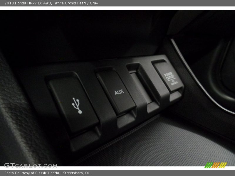 White Orchid Pearl / Gray 2018 Honda HR-V LX AWD