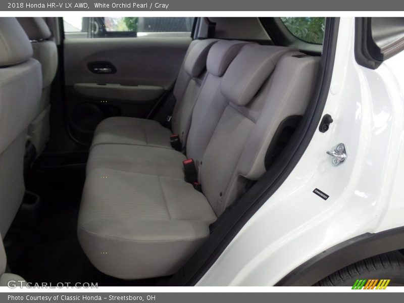 White Orchid Pearl / Gray 2018 Honda HR-V LX AWD