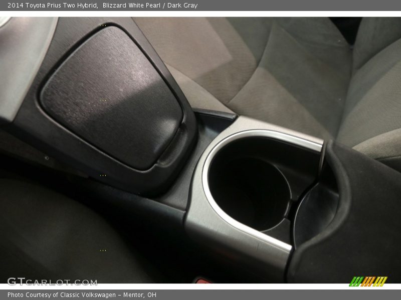 Blizzard White Pearl / Dark Gray 2014 Toyota Prius Two Hybrid