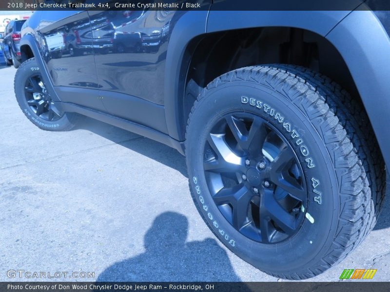 Granite Crystal Metallic / Black 2018 Jeep Cherokee Trailhawk 4x4