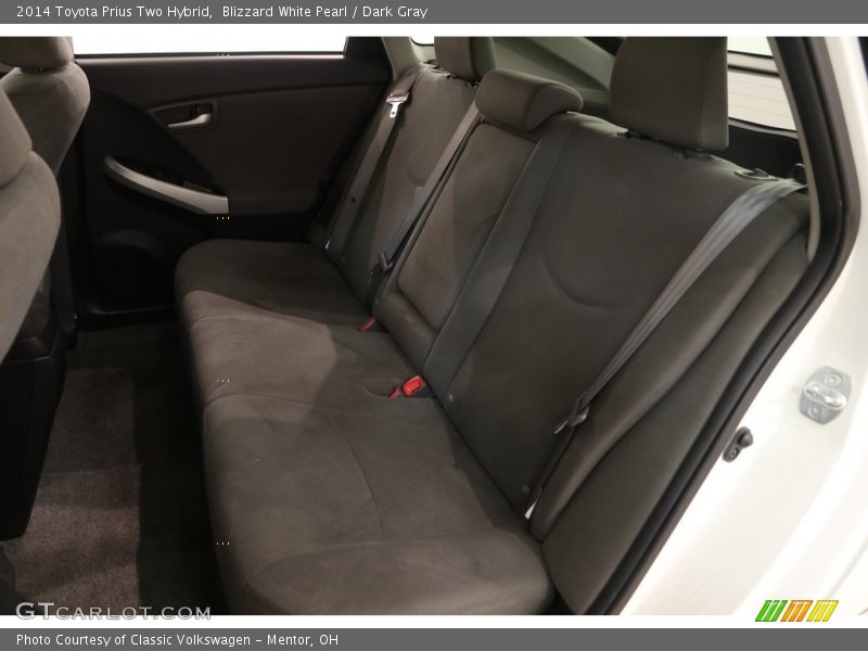 Blizzard White Pearl / Dark Gray 2014 Toyota Prius Two Hybrid