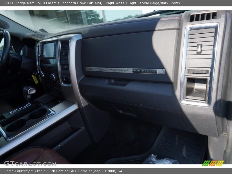 Bright White / Light Pebble Beige/Bark Brown 2011 Dodge Ram 1500 Laramie Longhorn Crew Cab 4x4