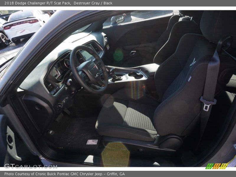 Destroyer Gray / Black 2018 Dodge Challenger R/T Scat Pack