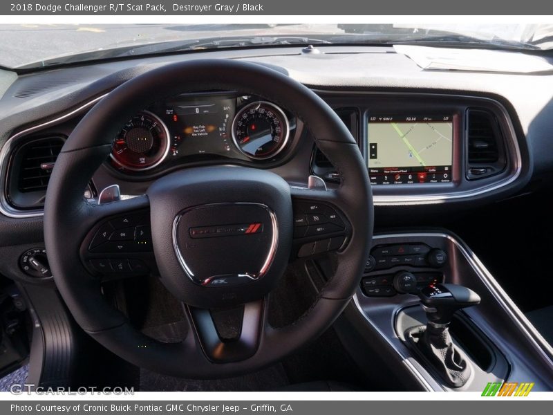 Destroyer Gray / Black 2018 Dodge Challenger R/T Scat Pack
