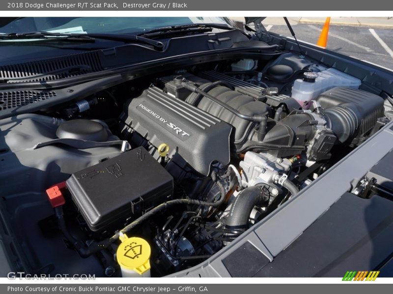 Destroyer Gray / Black 2018 Dodge Challenger R/T Scat Pack