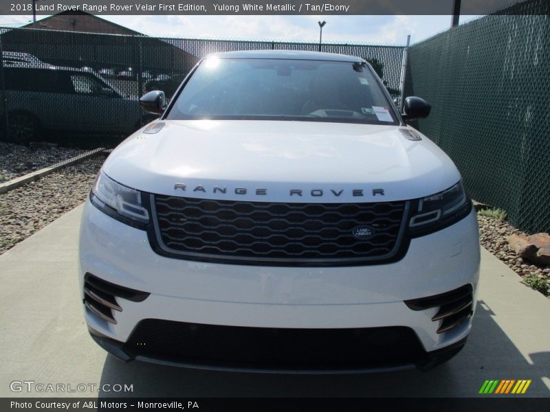 Yulong White Metallic / Tan/Ebony 2018 Land Rover Range Rover Velar First Edition