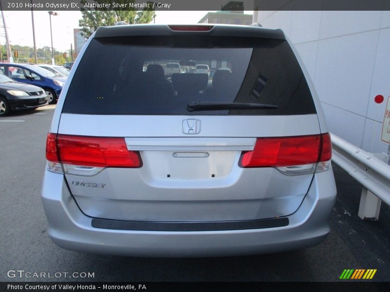 Alabaster Silver Metallic / Gray 2010 Honda Odyssey EX