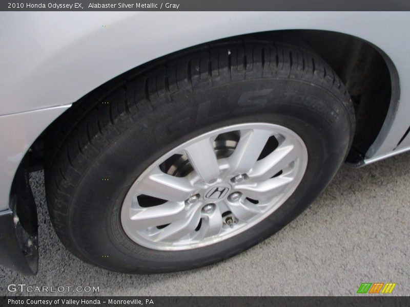 Alabaster Silver Metallic / Gray 2010 Honda Odyssey EX