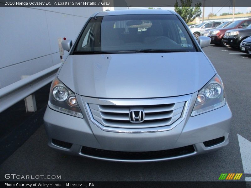 Alabaster Silver Metallic / Gray 2010 Honda Odyssey EX