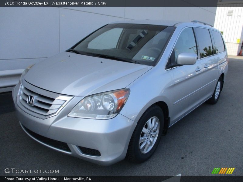 Alabaster Silver Metallic / Gray 2010 Honda Odyssey EX