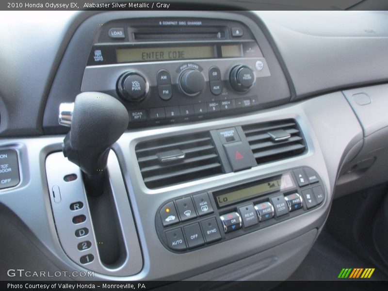 Alabaster Silver Metallic / Gray 2010 Honda Odyssey EX