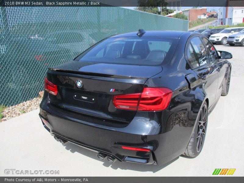 Black Sapphire Metallic / Black 2018 BMW M3 Sedan