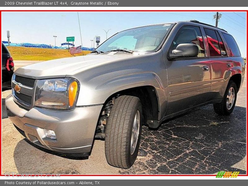 Graystone Metallic / Ebony 2009 Chevrolet TrailBlazer LT 4x4