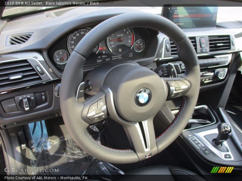 Black Sapphire Metallic / Black 2018 BMW M3 Sedan