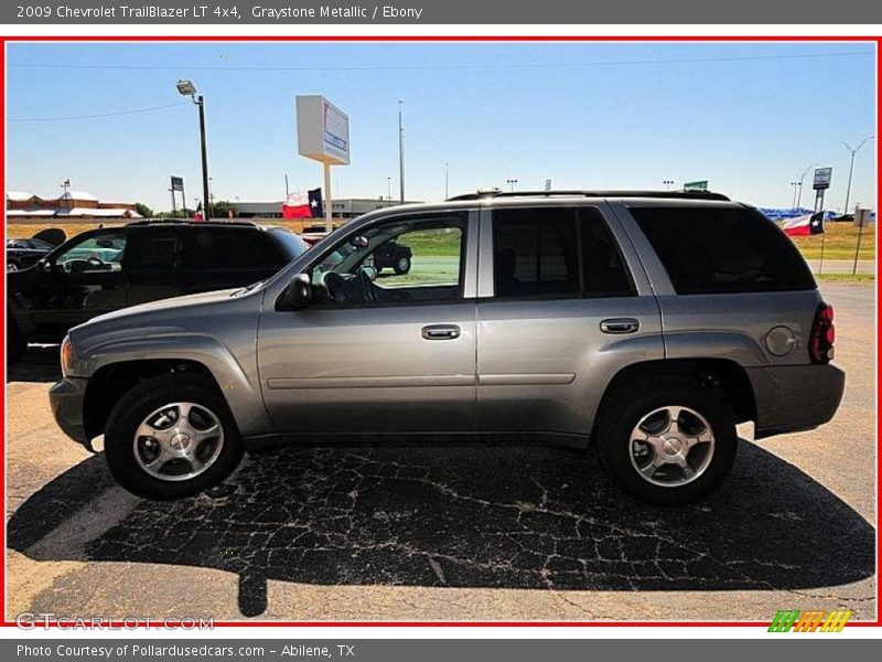 Graystone Metallic / Ebony 2009 Chevrolet TrailBlazer LT 4x4