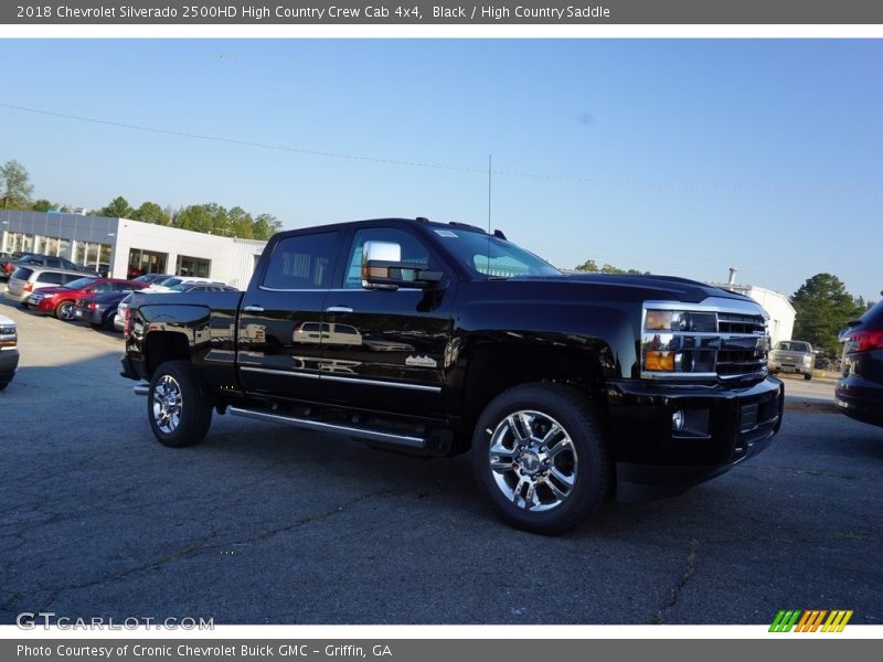 Black / High Country Saddle 2018 Chevrolet Silverado 2500HD High Country Crew Cab 4x4