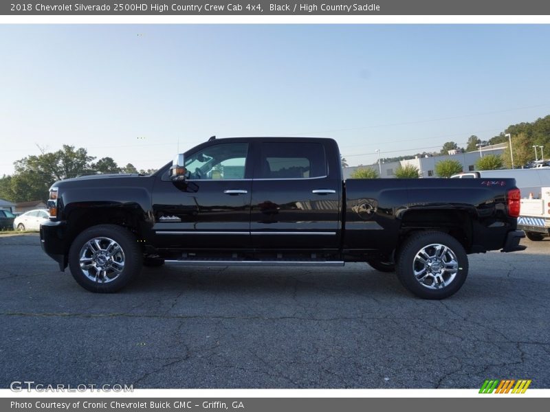 Black / High Country Saddle 2018 Chevrolet Silverado 2500HD High Country Crew Cab 4x4