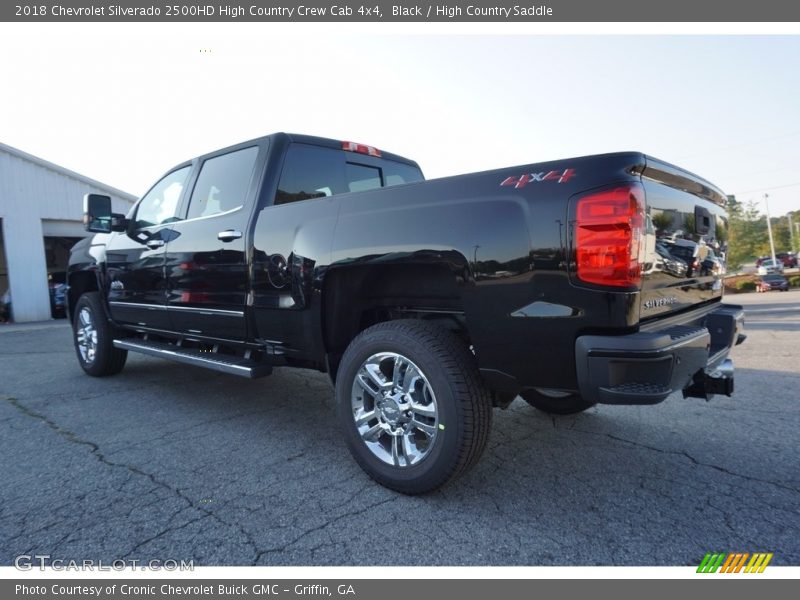 Black / High Country Saddle 2018 Chevrolet Silverado 2500HD High Country Crew Cab 4x4