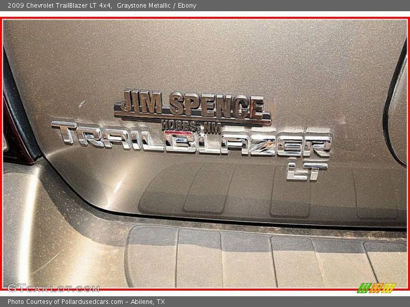 Graystone Metallic / Ebony 2009 Chevrolet TrailBlazer LT 4x4