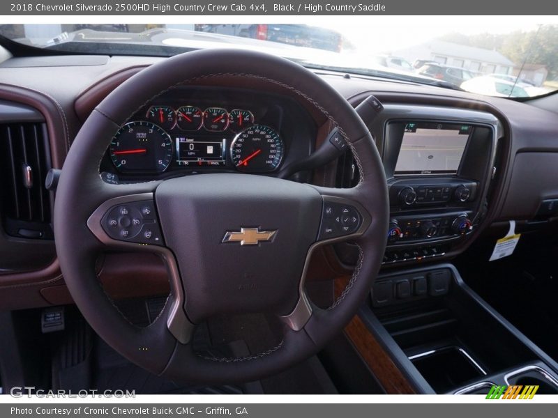 Black / High Country Saddle 2018 Chevrolet Silverado 2500HD High Country Crew Cab 4x4