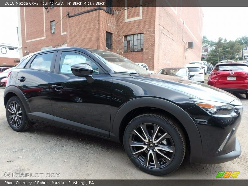 Jet Black Mica / Black 2018 Mazda CX-3 Touring AWD