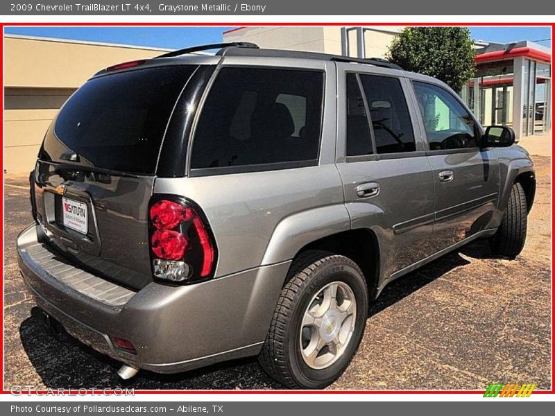 Graystone Metallic / Ebony 2009 Chevrolet TrailBlazer LT 4x4