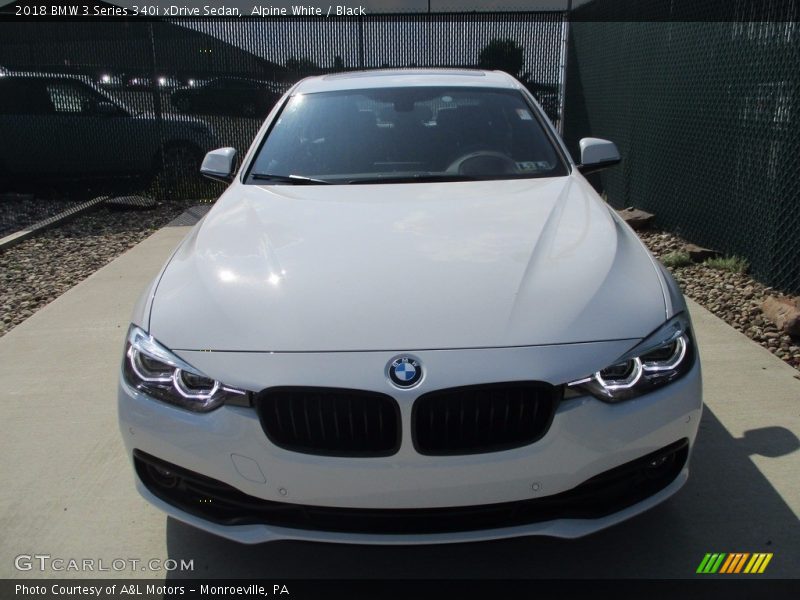 Alpine White / Black 2018 BMW 3 Series 340i xDrive Sedan