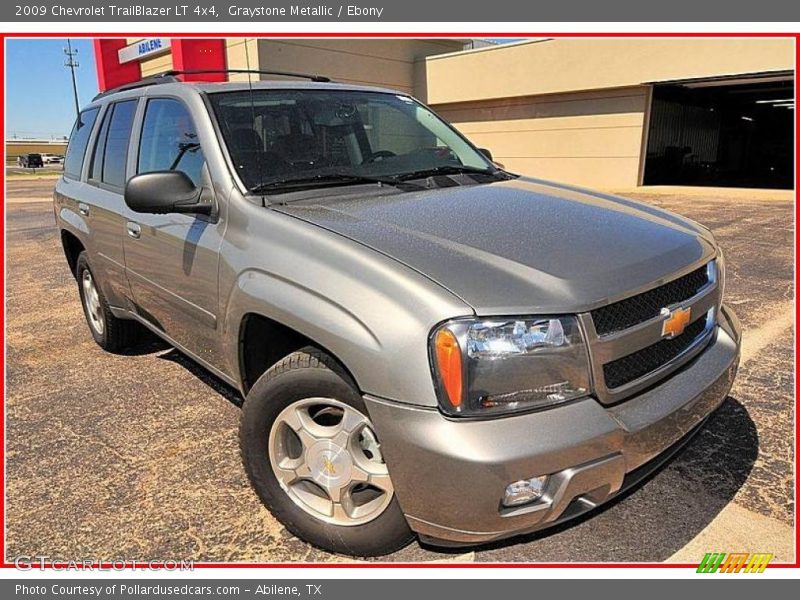Graystone Metallic / Ebony 2009 Chevrolet TrailBlazer LT 4x4